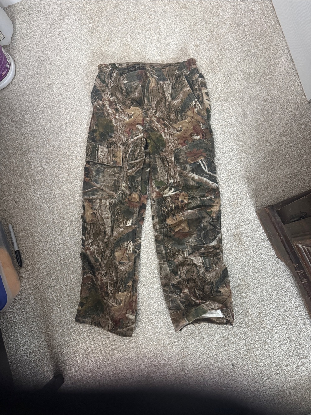 RedHead Camo Cargo Pants in Brown & Green